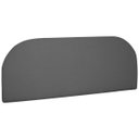 Ver imagem 1 de Painel Suspenso Cabeceira Orgânica Império para Box Casal 140cm Bouclê - Sofa Store:bouclê Cinza Gra