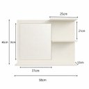 Ver imagem 3 de Móvel Multiuso MDF com Espelho p/ Banheiro Moderno Off White