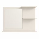 Ver imagem 1 de Móvel Multiuso MDF com Espelho p/ Banheiro Moderno Off White