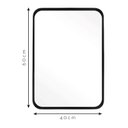 Ver imagem 2 de Espelho Decorativo Urban Preto 60x40cm Retangular