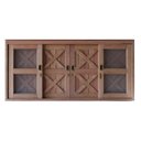 Ver imagem 1 de Janela de Correr com Tela 6 Folhas Celeiro 120x200cm Madersilva