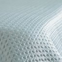 Ver imagem 4 de Kit Colcha Casal Satinatta Cetim 100% Póliéster 220x240cm Tessi Azul Lago
