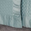 Ver imagem 6 de Kit Colcha Casal Satinatta Cetim 100% Póliéster 220x240cm Tessi Azul Lago