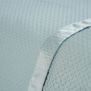 Ver imagem 3 de Kit Colcha Casal Satinatta Cetim 100% Póliéster 220x240cm Tessi Azul Lago