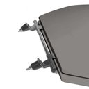 Ver imagem 4 de Assento Sanitário Poliéster para Louça Porto (luzarte) Aço (reb. Oculto) Cinza Escuro