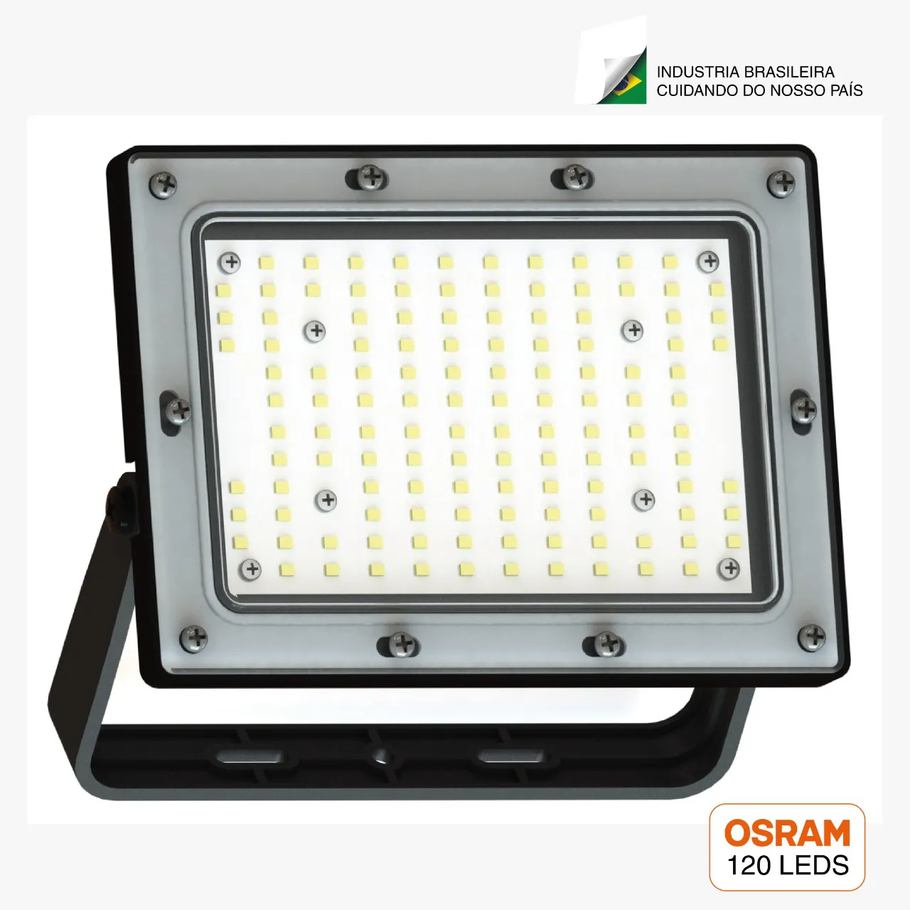 Refletor 200w Led Osram 18000lm Bivolt Ip66 Slim 6500k Alta Qualidade - 2