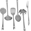 Ver imagem 6 de 6 Utensílios de Cozinha Brinox Pegador de Massa Concha Colher Arroz Garfo Trinchante