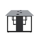 Ver imagem 5 de Plataforma de Trabalho 4 Lugares 1,80m X 1,20m Pé Metal F5 Cor:cinza Sagrado com Preto