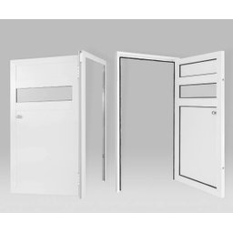 Porta De Alumínio Para Sauna - Abertura Esquerda - 2