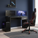 Ver imagem 3 de Mesa Gamer Escrivaninha para Computador Drx 9000 Quarto - Preto