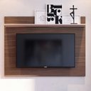Ver imagem 1 de Painel para Tv até 55 Polegadas San Nogueira Real/off White - Pnr Móveis