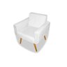 Poltrona Decorativa Anita Corino Tutu Branco - 1