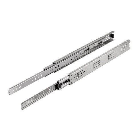 Corrediça Telescópica H45s 400mm (25kg) Zincada Hafele 01 Par