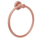 Ver imagem 1 de Porta Toalha Argola Mãos Rosto Metal Inox Rose Banheiro