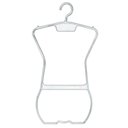 Ver imagem 1 de Cabide Silhueta Biquíni Adulto Organizador Expositor de Roupas Transparente Plástico