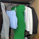 Ver imagem 4 de Cabide Silhueta Biquíni Adulto Organizador Expositor de Roupas Transparente Plástico