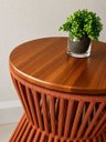 Ver imagem 2 de Mesa de Centro Corda Náutica e Tampo de Madeira Terracota