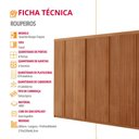 Ver imagem 6 de Guarda Roupa Casal Toquio Mdf com 8 Portas 4 Gavetas Moderna Mobília