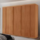 Ver imagem 3 de Guarda Roupa Casal Toquio Mdf com 8 Portas 4 Gavetas Moderna Mobília