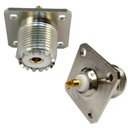 Ver imagem 3 de 2 Conector Mini Uhf + Conector Base Quadrada Rg58 + Adaptador Sma Femea Uhf Femea