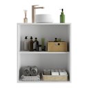 Ver imagem 5 de Gabinete Banheiro 2 Portas Suspenso 63cm Multimóveis Mp5007 Branco