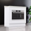 Ver imagem 2 de Balcao Forno Embutir com Tampo 80 Cm Americana Branco Calcare Henn