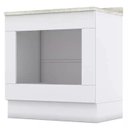 Ver imagem 1 de Balcao Forno Embutir com Tampo 80 Cm Americana Branco Calcare Henn