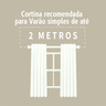 Cortina de Cozinha Blackout Tecido Cinza 2,80x1,50 Corta Luz - 3