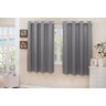 Cortina de Cozinha Blackout Tecido Cinza 2,80x1,50 Corta Luz - 1