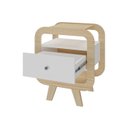 Ver imagem 2 de Mesa de Apoio Theo com 1 Gaveta e Portas Usb Tipo-a e Tipo-c - Artely