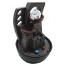 Fonte De Água Decorativa Cascata 2 Quedas Luz De Led Bivolt - 4
