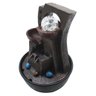 Fonte De Água Decorativa Cascata 2 Quedas Luz De Led Bivolt - 3