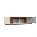 Ver imagem 3 de Rack para Tv 220cm 04 Portas Domus Bege Off White/Cinamomo