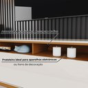 Ver imagem 7 de Rack para Tv 220cm 04 Portas Domus Bege Off White/Cinamomo