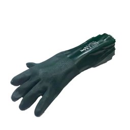 Luva Forrada Pvc 35cm Esgoto Produtos Quimicos CA 3 Pares - 4