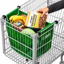 Ver imagem 7 de Kit 2 Sacolas Reutilizáveis para Carrinho de Supermercado