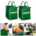 Ver imagem 5 de Kit 2 Sacolas Reutilizáveis para Carrinho de Supermercado