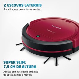 Robô Aspirador de Pó Mondial Rb-09 Bivolt + Pano de Limpeza - 4