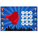 Ver imagem 1 de Lençol Cenário Acompanhamento Mesversário Super Heróis