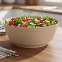Ver imagem 3 de Saladeira Luna 5L Bege Linha Servir Grande Plástico Tigela Redonda Bowl Bacia