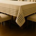 Ver imagem 6 de Toalha de Mesa Viena 10 Lugares Algodão 1,40 x 3,00 m Creme Santa Sofia