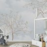 Papel de parede infantil árvore menina quarto de bebê M² PP12 - 4