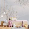 Papel de parede infantil árvore menina quarto de bebê M² PP12 - 3