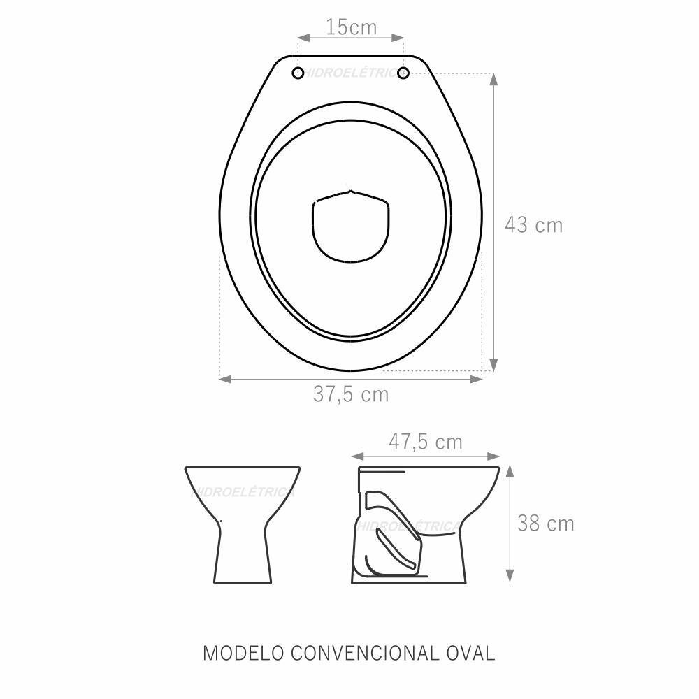 Assento Laqueado Oval Verde Malva Tampa Vaso Universal Mdf - 2