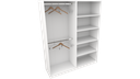 Ver imagem 4 de Armário Cabideiro Arara Duplo M11 Closet Prateleira Vetorial Móveis