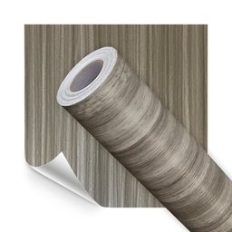 Papel de Parede Adesivo Lavavel com Textura Madeira Imbuia Bronze Envelhecido - 1