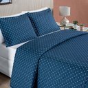 Ver imagem 3 de Cobre Leito Prático Queen Dupla Face 3 Peças - Marinho