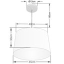 Ver imagem 2 de Pendente Cone Amarelo MJ-4156 Para Mesa de Jantar e Estar