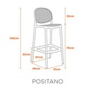 Ver imagem 5 de Banqueta Positano - Nude fratini