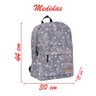Bolsa Mochila Escolar Estampa Jeans Decorada Masculina - 2